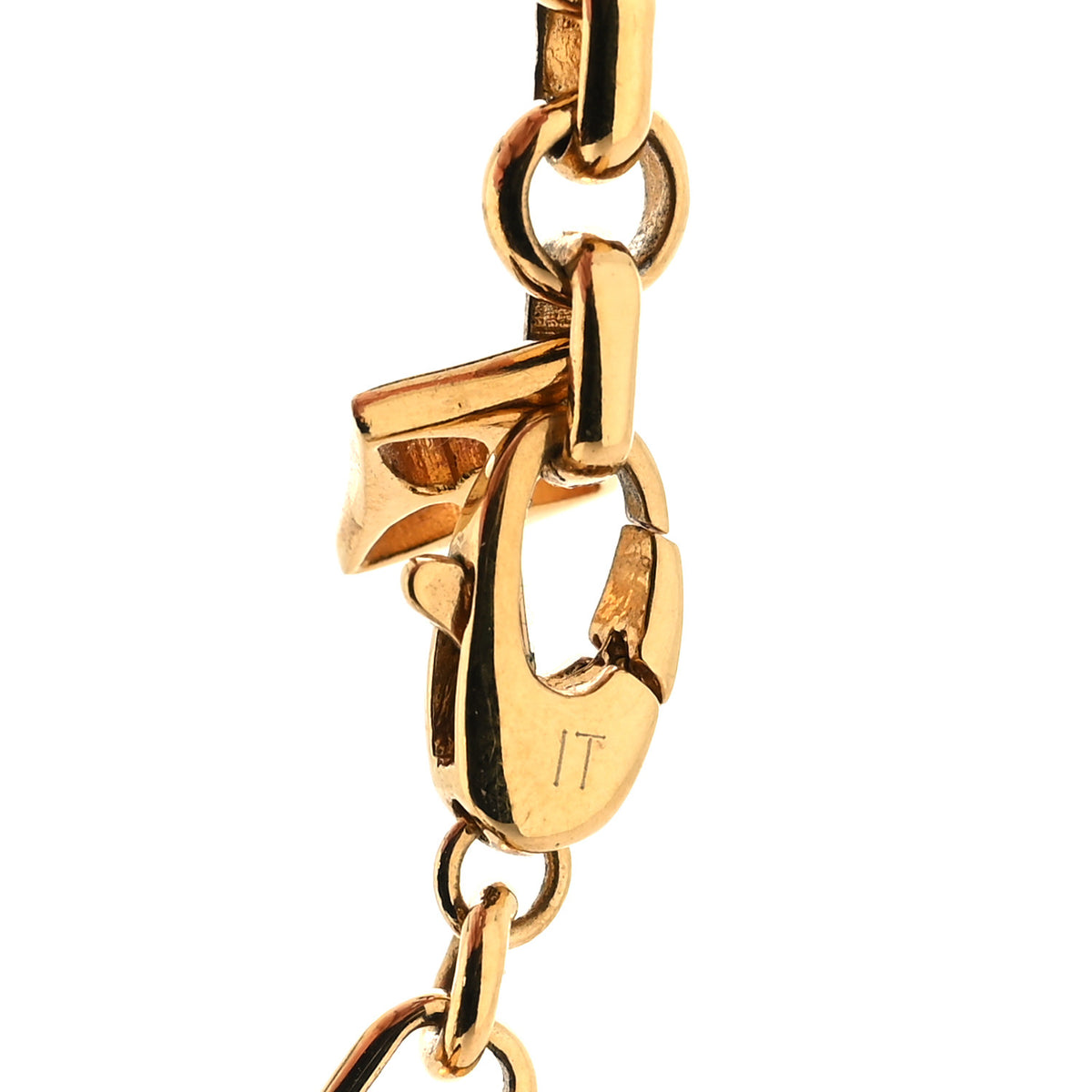 Metal Crazy In Lock Bracelet Gold