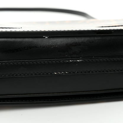 Burberry Calfskin Leopard Small Grace Bag Black 13 of 15
