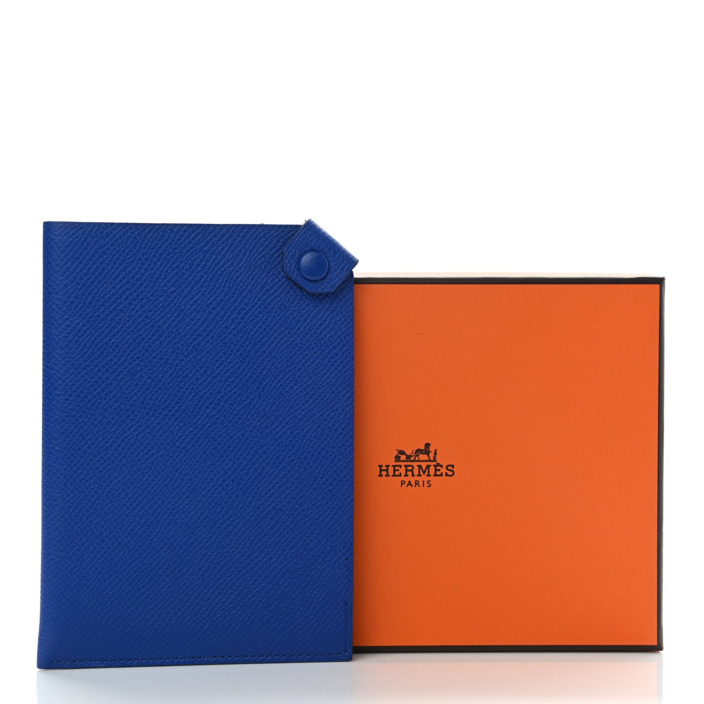 Epsom Tarmac PM Passport Holder Bleu Electrique