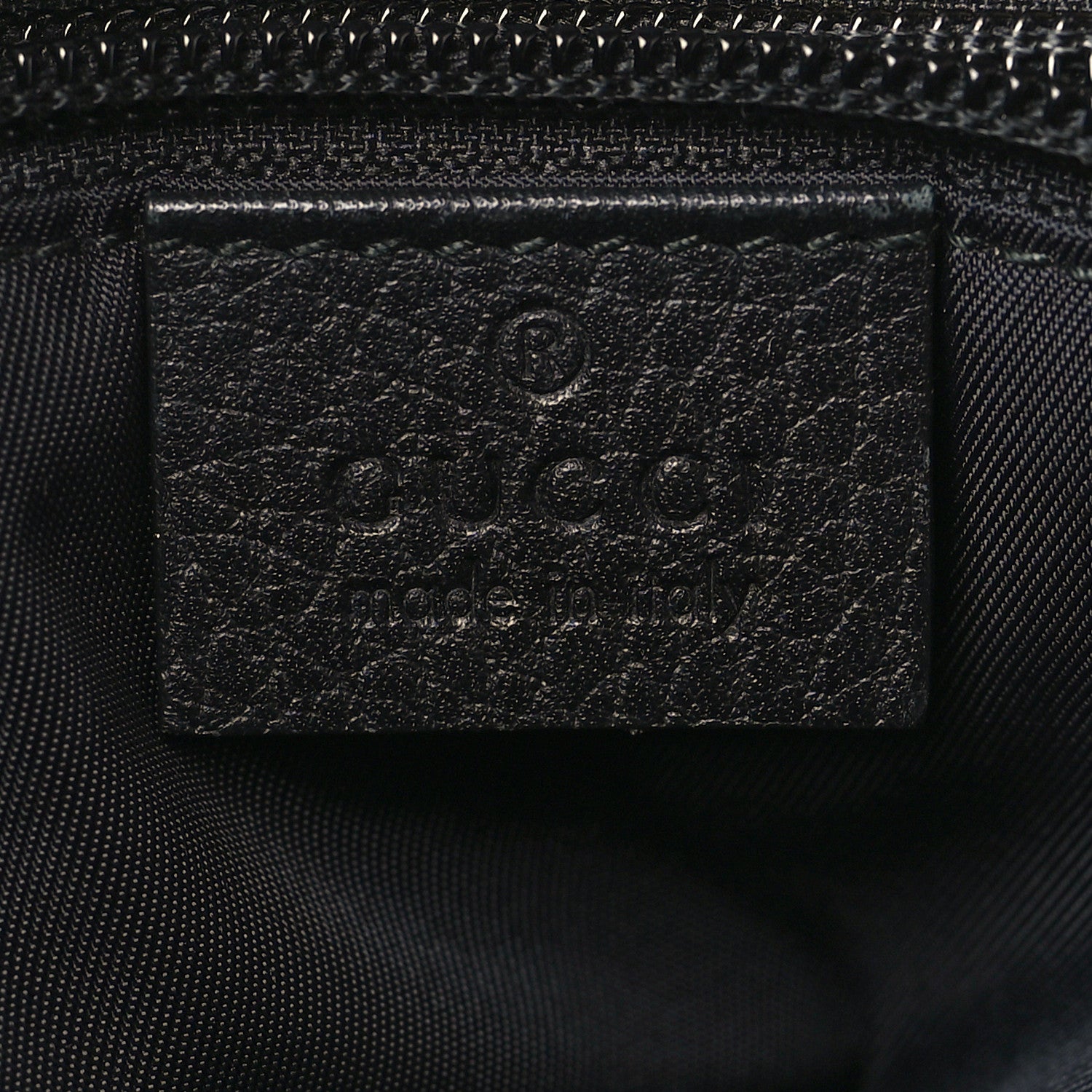 Gucci Nylon Monogram Double Buckle Flap Messenger Bag Black 6 of 9