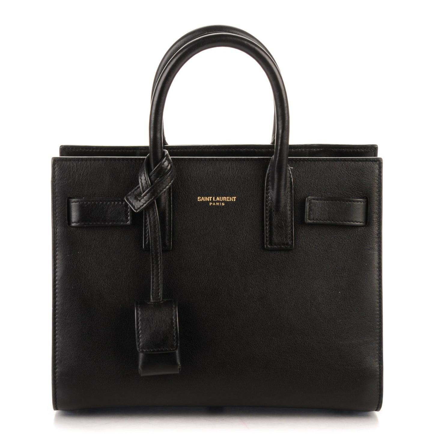Calfskin Nano Sac De Jour Black