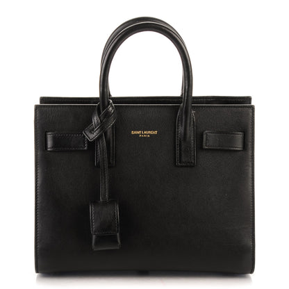 Saint Laurent Calfskin Nano Sac De Jour Black 1 of 6