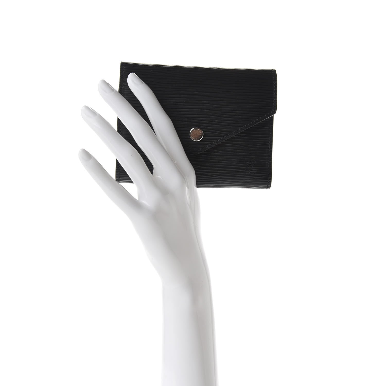 Louis Vuitton Epi Victorine Wallet Black 2 of 7