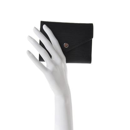 Louis Vuitton Epi Victorine Wallet Black 2 of 7