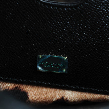 Dolce & Gabbana Dauphine Medium Miss Sicily Satchel Black 6 of 6