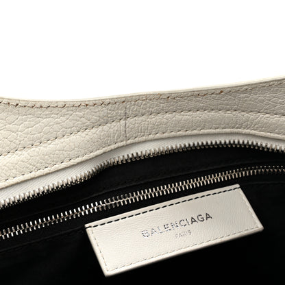 Balenciaga Chevre Silver Metallic Edge Hardware City White 13 of 17