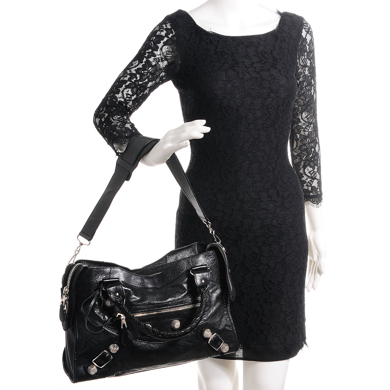 Balenciaga Agneau Giant 21 Silver Hardware City Black 2 of 16