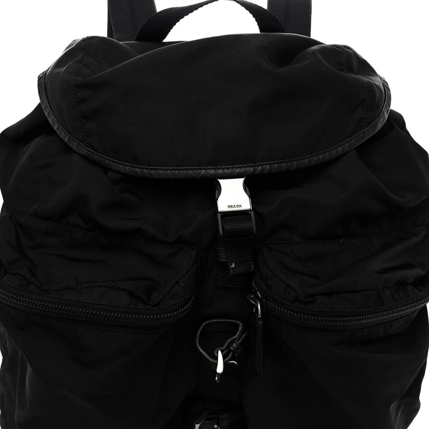 Nylon Viaggio Backpack Black