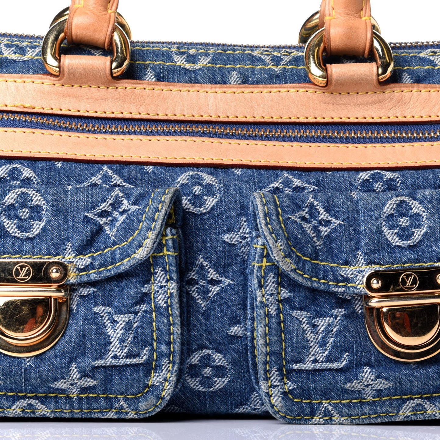 Monogram Denim Neo Speedy Blue