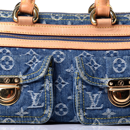 Louis Vuitton Monogram Denim Neo Speedy Blue 7 of 11