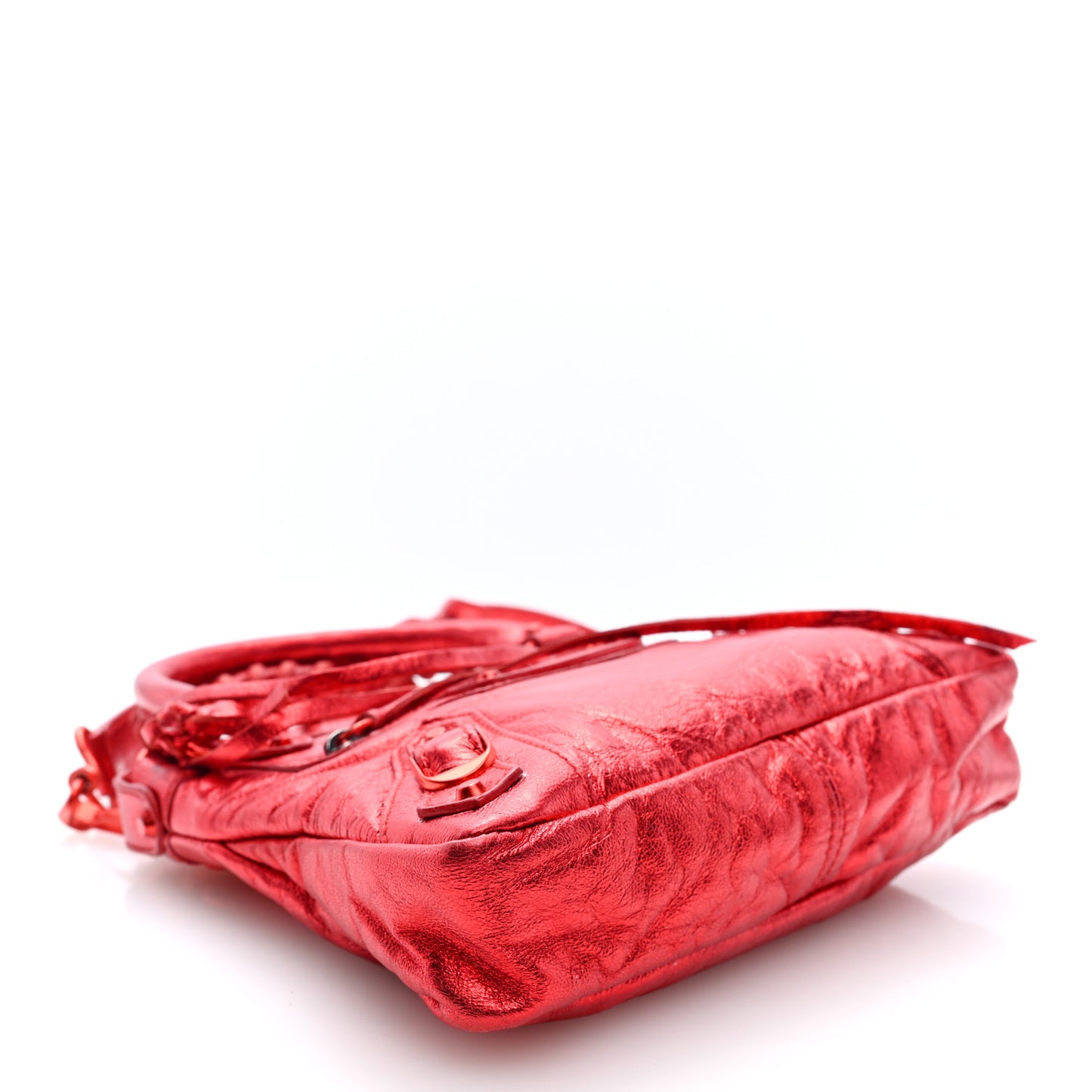 Metallic Chevre Classic Hardware Mini Classique First Red