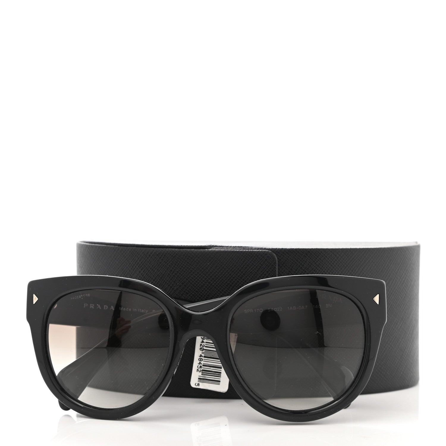 Prada Round Sunglasses SPR 170 Black 8 of 8