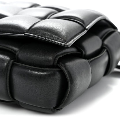 Bottega Veneta Nappa Maxi Intreccio Padded Cassette Crossbody Bag Black 10 of 10