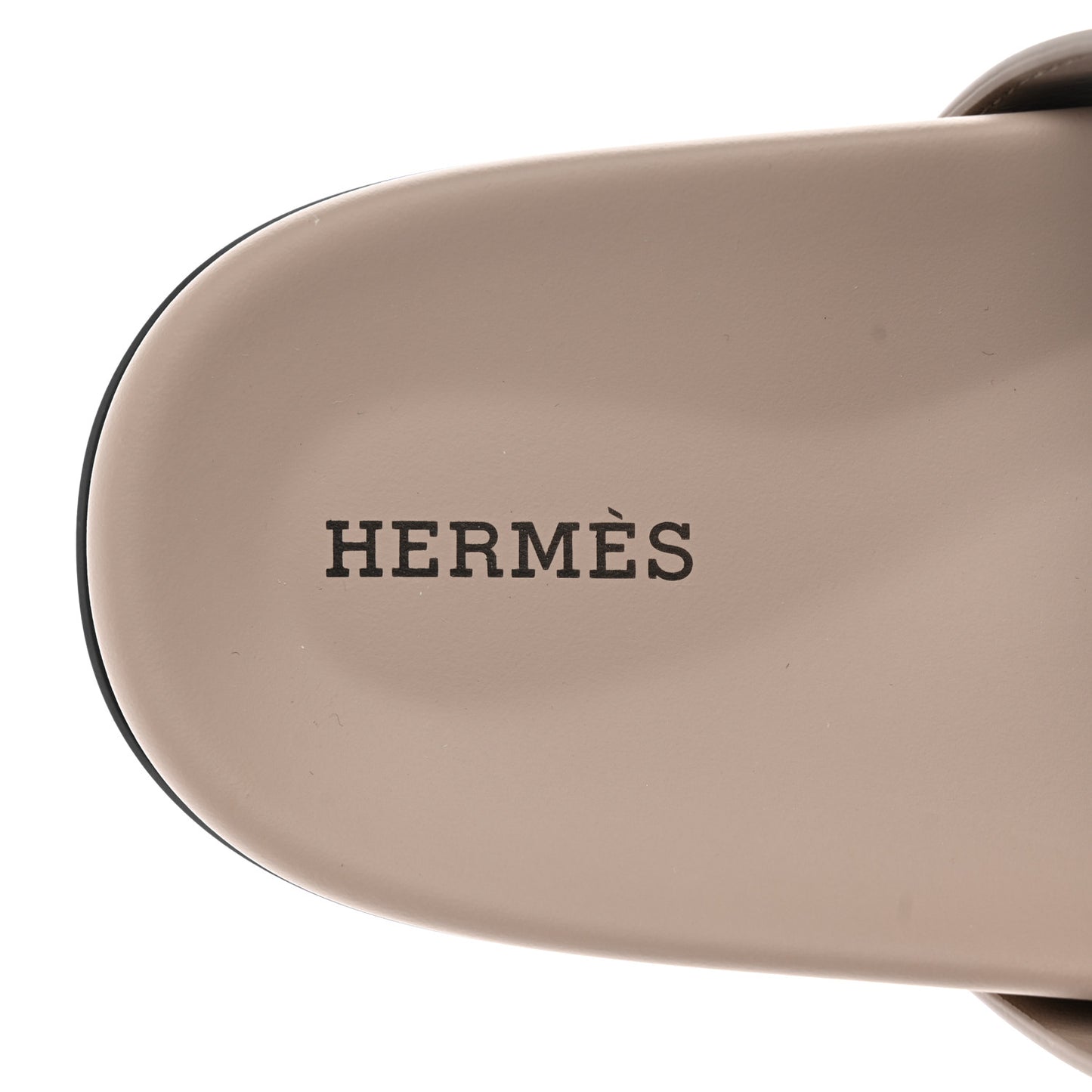 Calfskin Womens Chypre Sandals 40 Beige Mastic