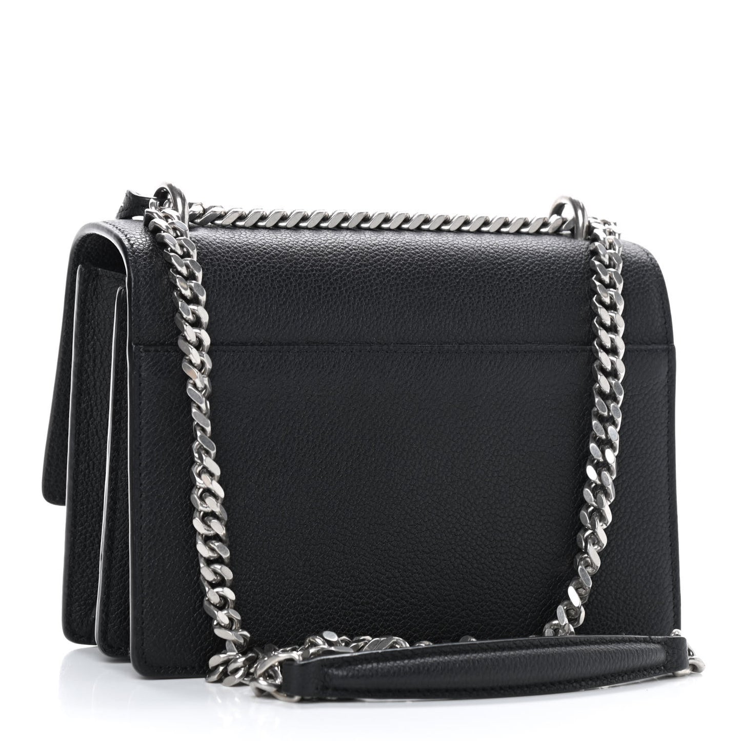 Grained Calfskin Small Monogram Sunset Black