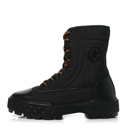 Hermes Calfskin Parachute Fresh Ankle Boots 38.5 Black 1 of 8