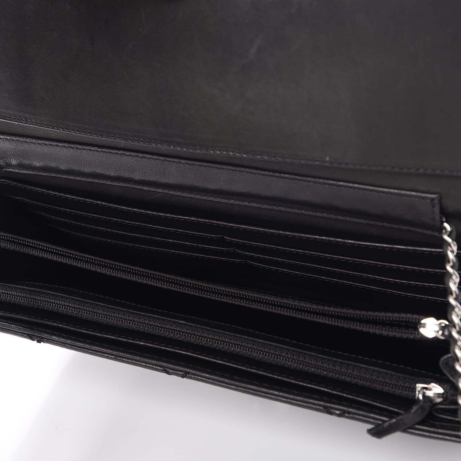 Chanel Lambskin Ultimate Stitch Clutch Flap Black 5 of 7