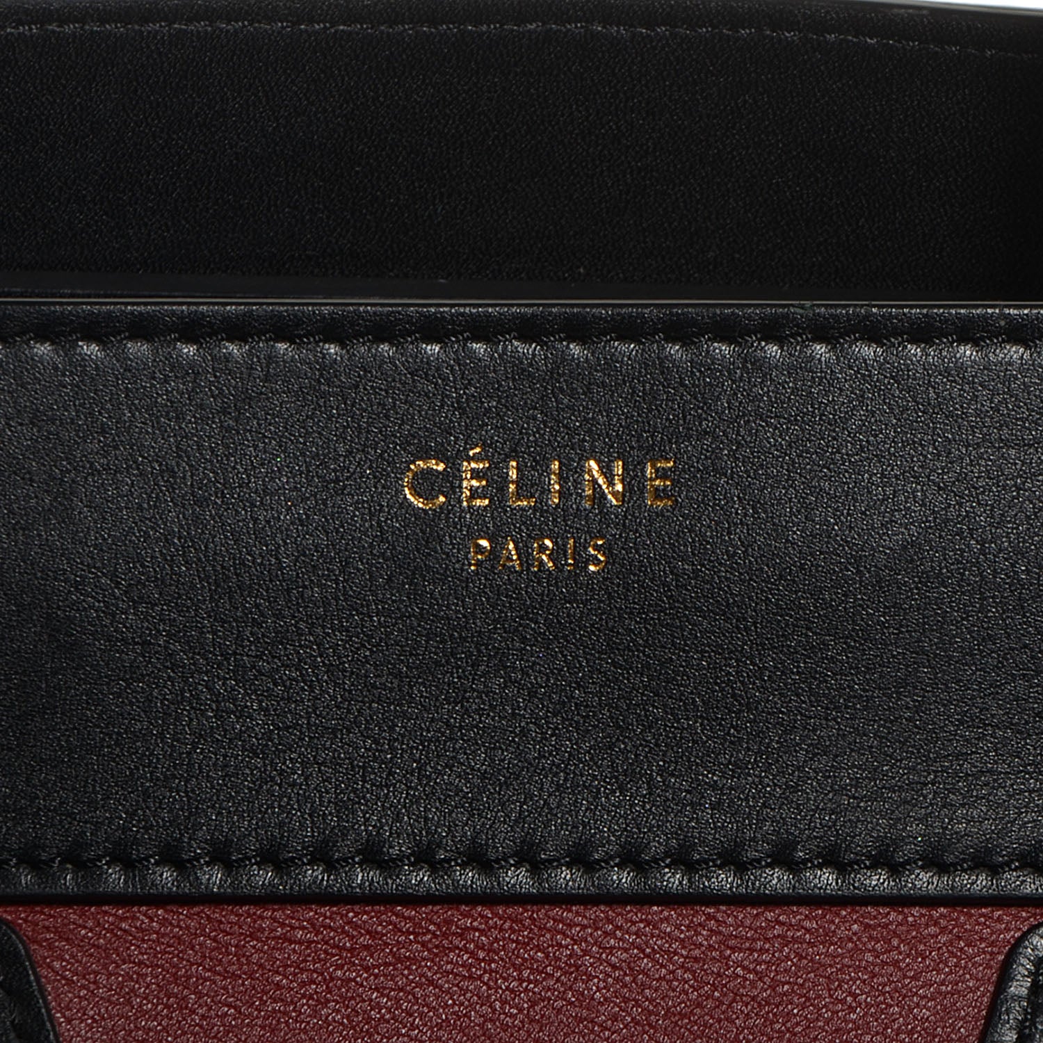 Celine Smooth Calfskin Suede Mini Tri-Color Luggage Rust 9 of 9