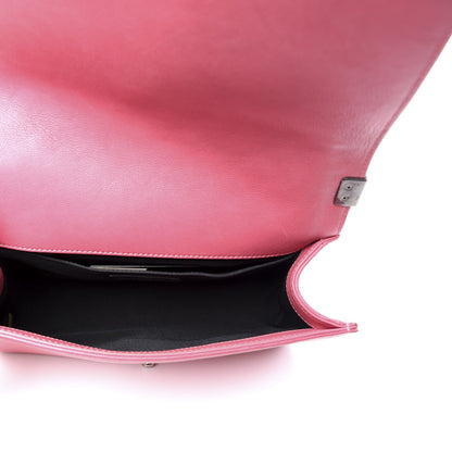 Chanel Calfskin Quilted Medium Boy Flap Pink 6 of 12