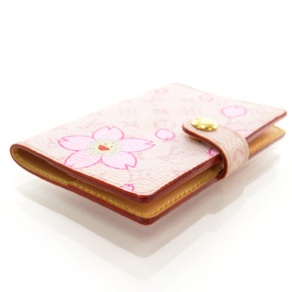 Louis Vuitton Monogram Cherry Blossom Carnet de Bal Mini Agenda Cover Pink 4 of 9