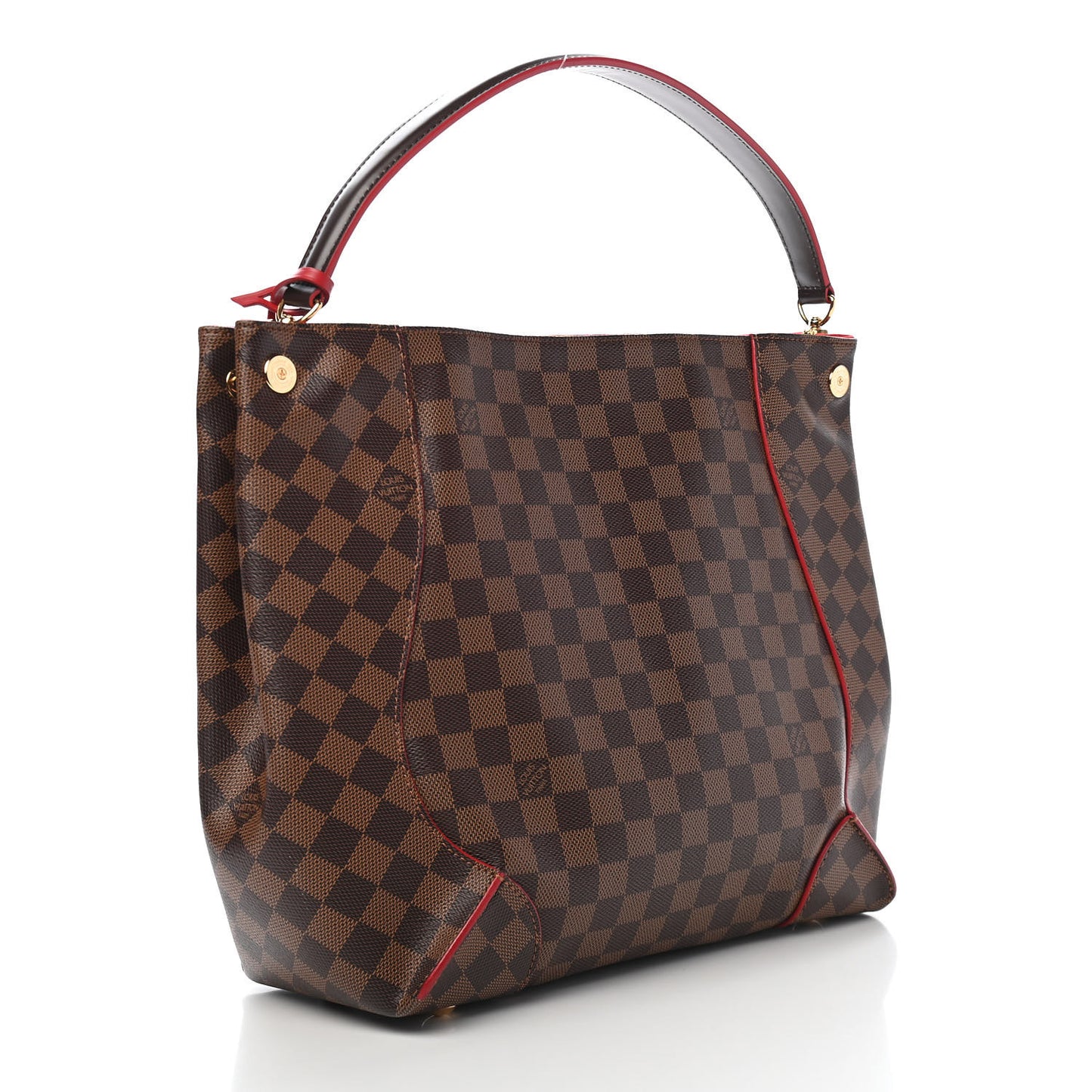 Damier Ebene Caissa Hobo Cherry