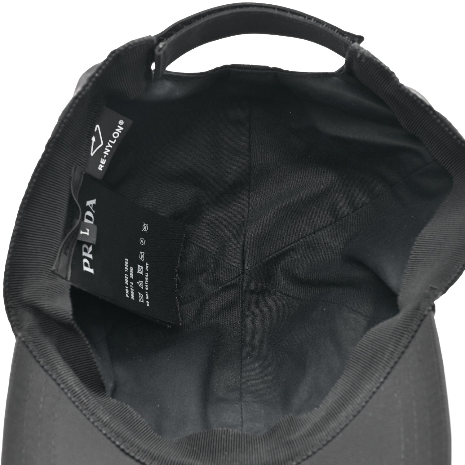 Prada Nylon Baseball Cap L Black 7 of 10