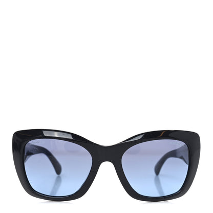 Chanel Acetate Square Sunglasses 71395A Navy 2 of 6