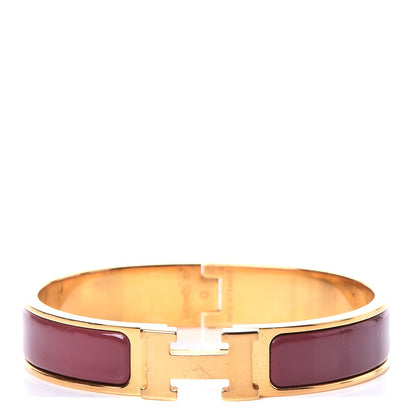 Hermes Enamel Narrow Clic Clac H Bracelet PM Muscat 1 of 4
