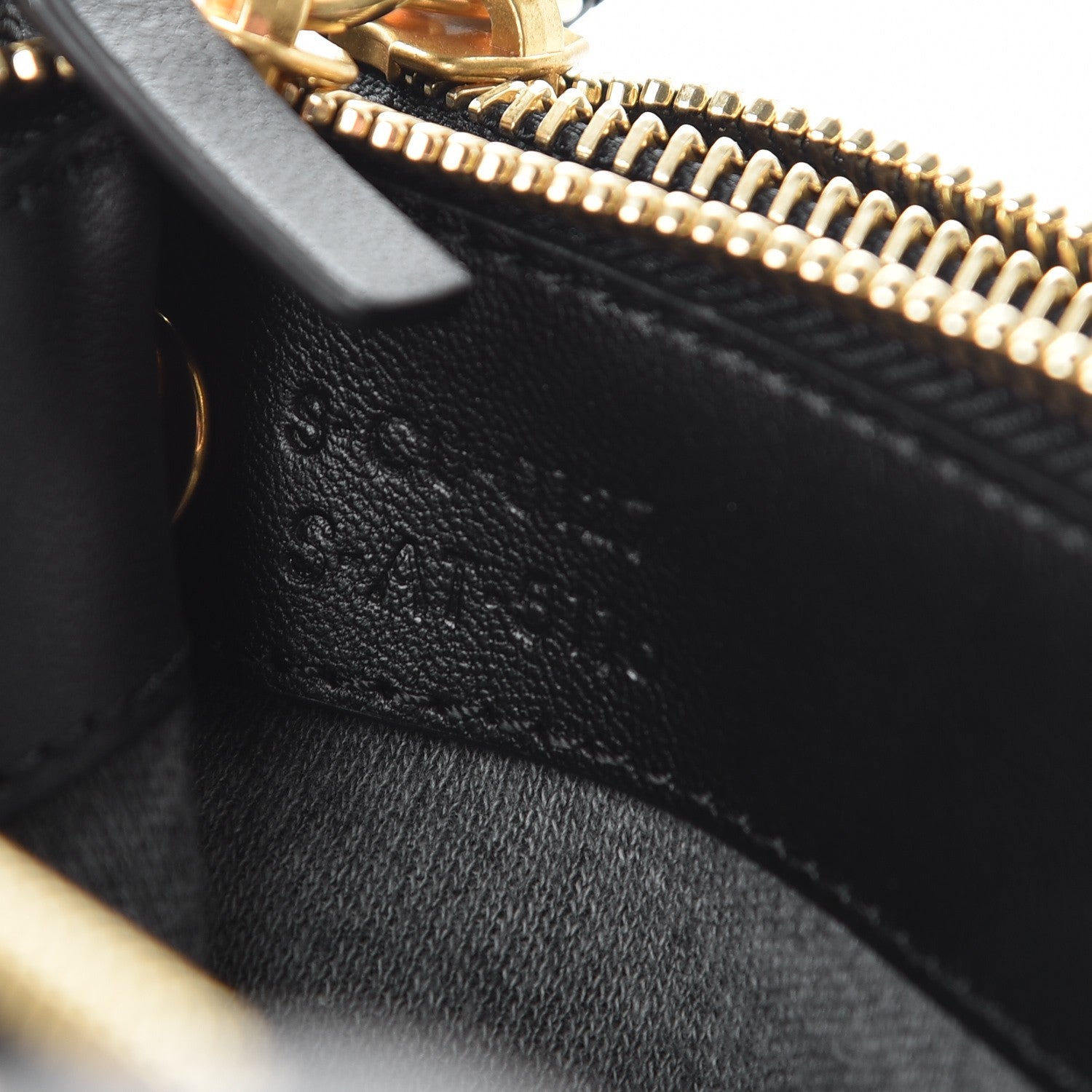 Celine Lambskin Large Trio Crossbody Bag Black 9 of 9