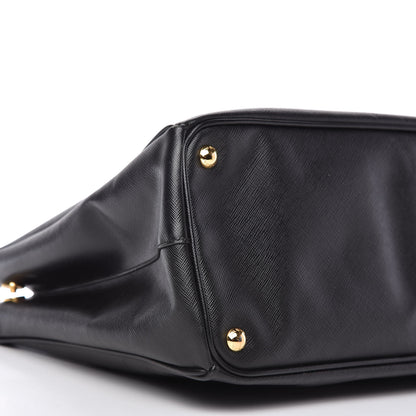 Prada Saffiano Lux Extra Large Galleria Double Zip Tote Black 6 of 10