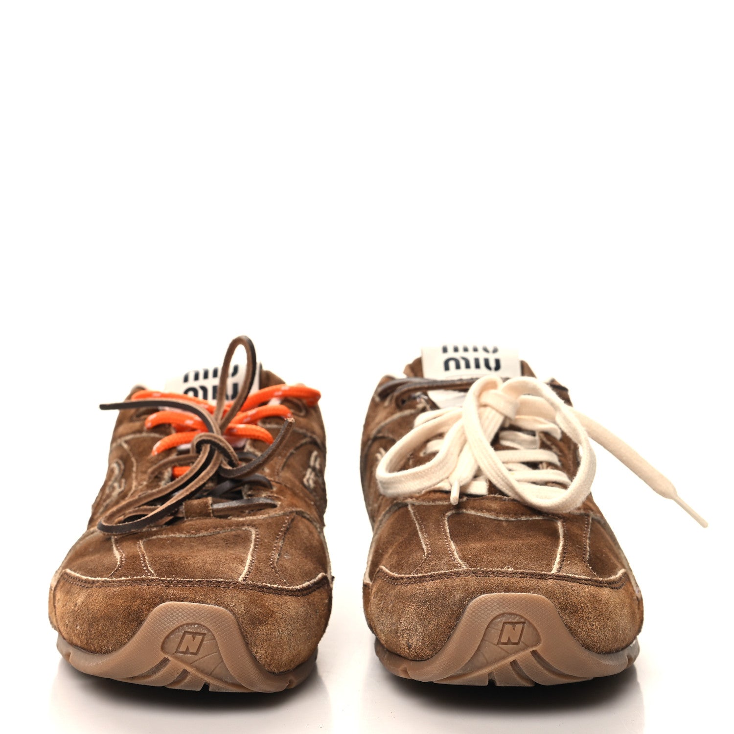 Miu Miu X NEW BALANCE Suede 530 SL Sneakers 40 Cinnamon 3 of 9