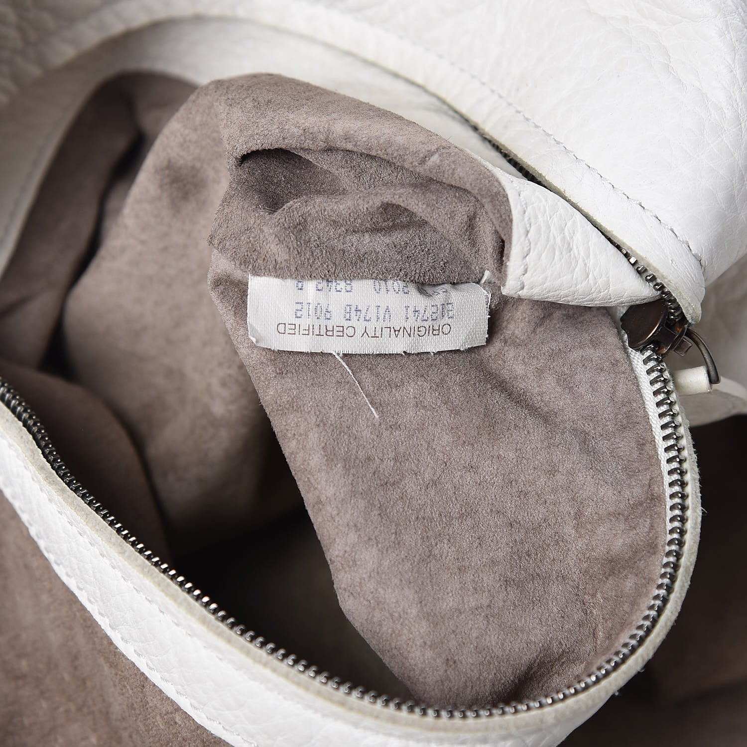 Bottega Veneta Cervo Deerskin Large Hobo White 8 of 15