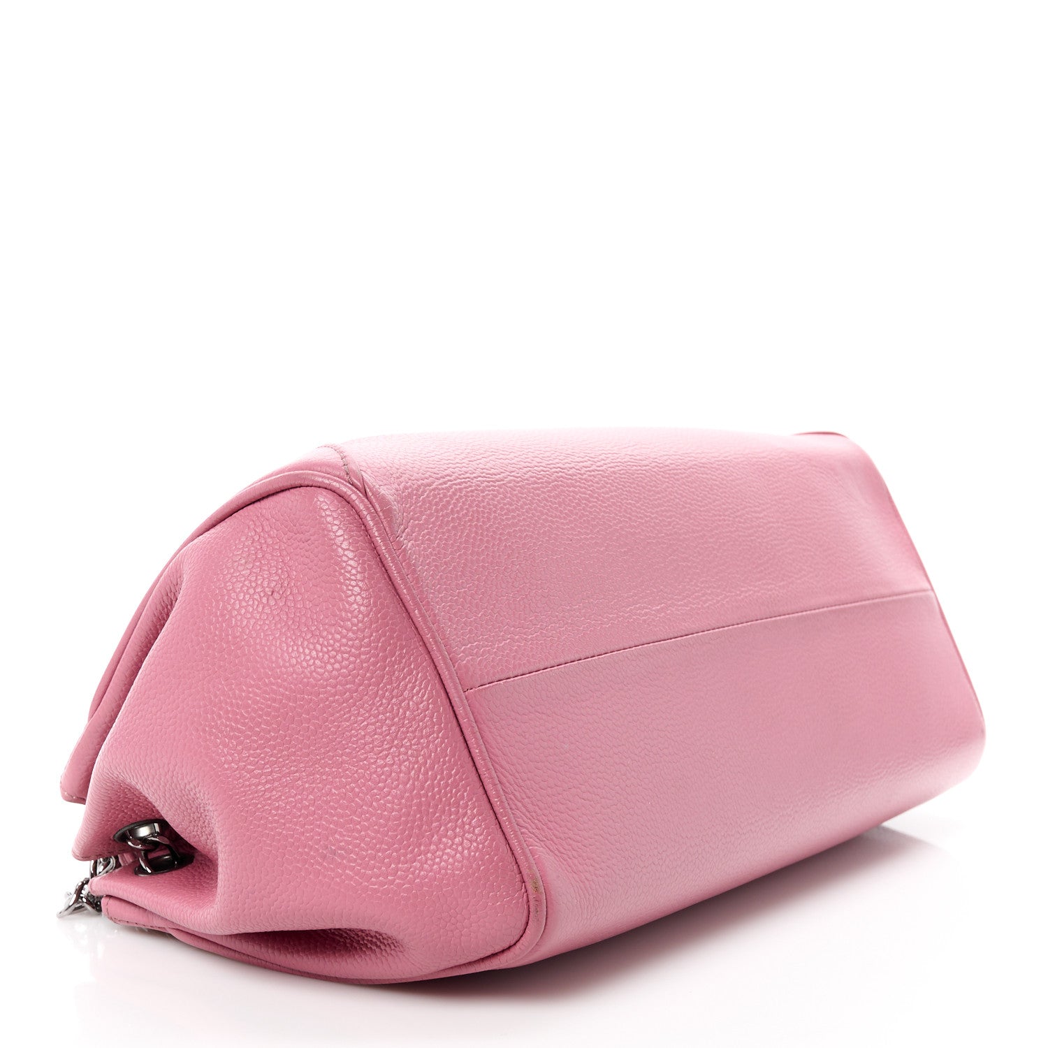 Chanel Glazed Calfskin Quilted Lucky Charms East West Accordion Flap Pink 4 of 14