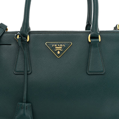 Prada Saffiano Medium Galleria Double Zip Tote Ottanio 9 of 17
