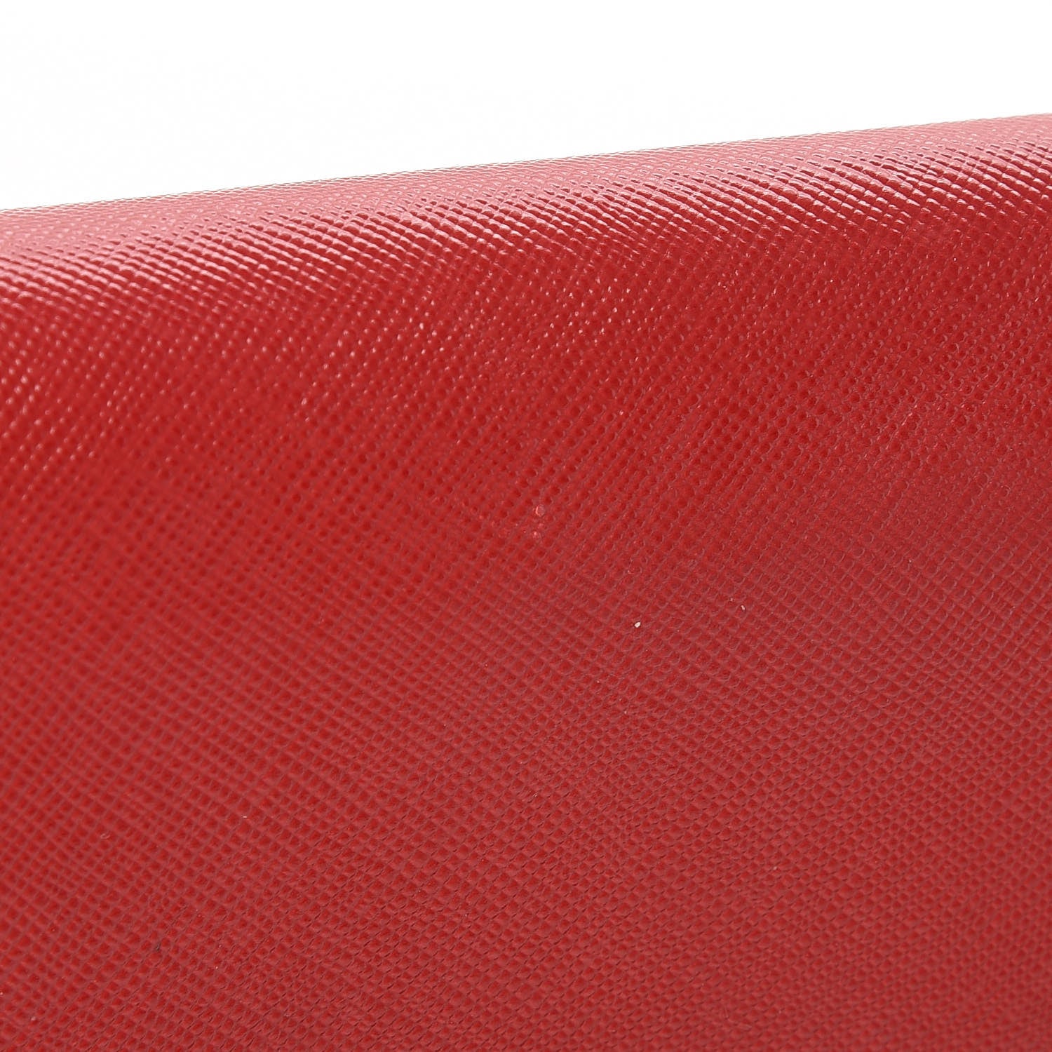 Prada Saffiano Metal Flap Wallet With Strap Fuoco 14 of 20