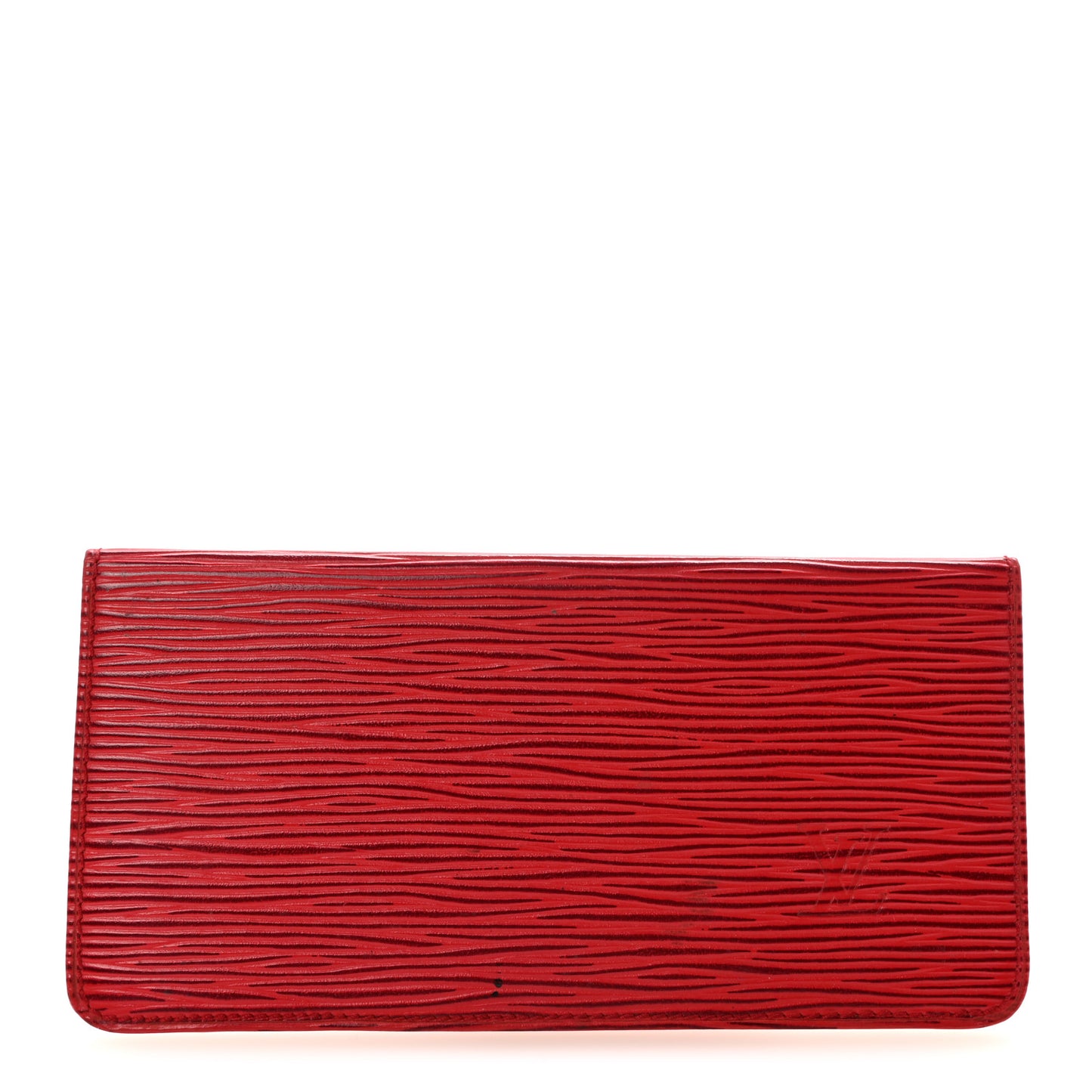 Epi Simple Checkbook Cover Castillan Red
