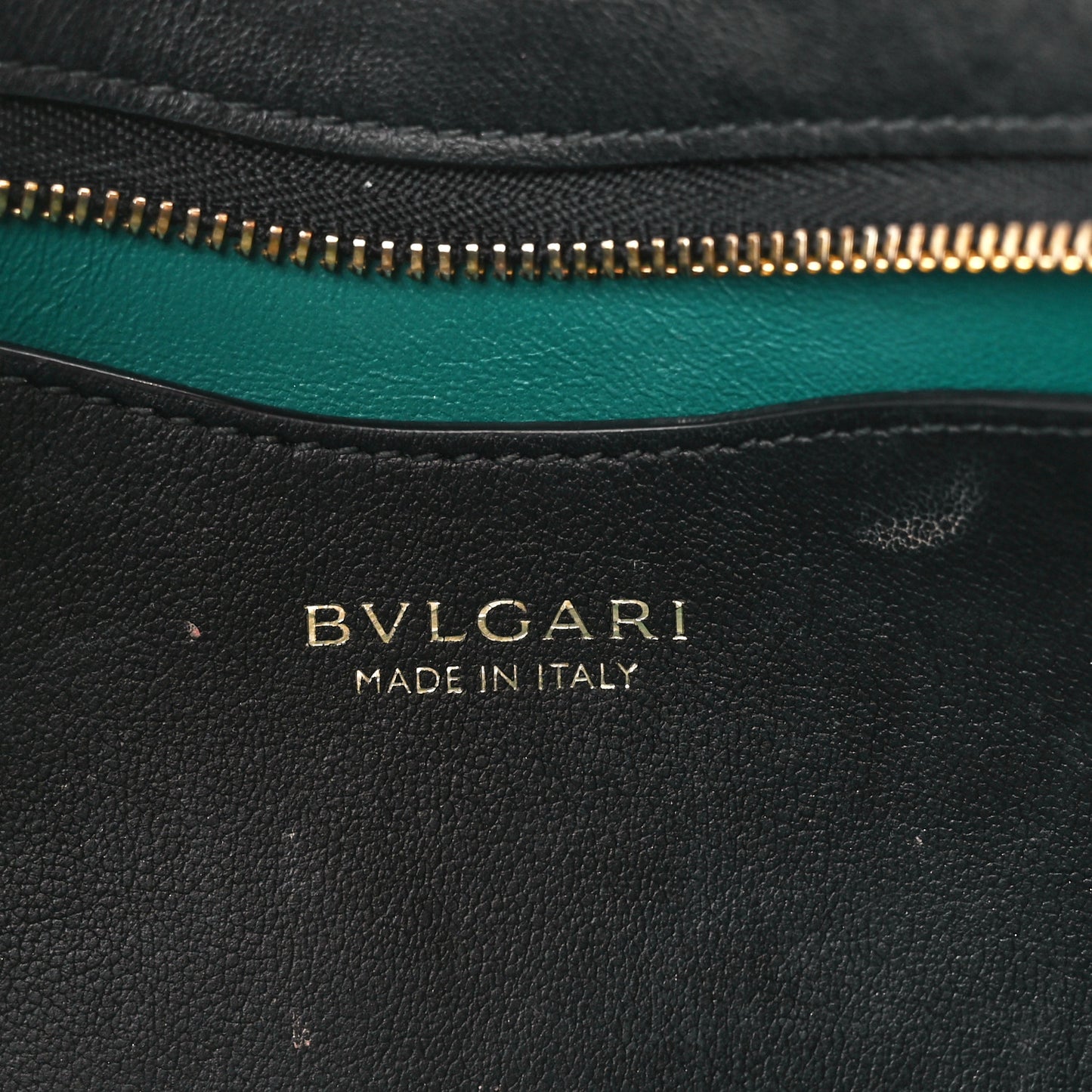 Calfskin Serpenti Baia Shoulder Bag Black