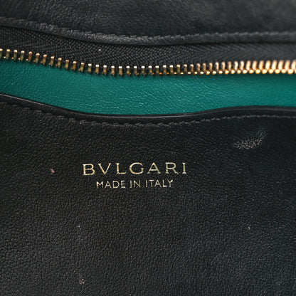 Bulgari Calfskin Serpenti Baia Shoulder Bag Black 7 of 15