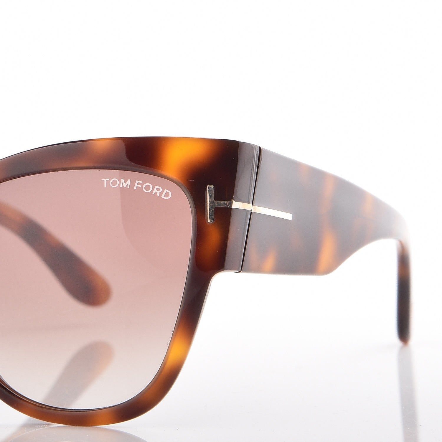 Tom Ford Acetate Anoushka Cat Eye Sunglasses TF371 Tortoise Shell 7 of 8