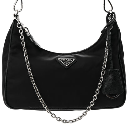 Prada Nylon Re-Edition 2005 Shoulder Bag Black 10 of 15