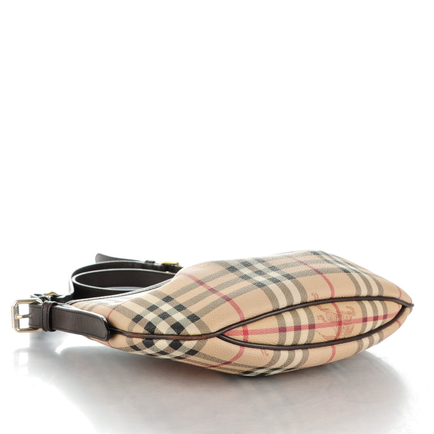 Haymarket Check Pleated Crossbody Bag