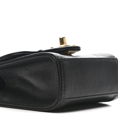 Chanel Goatskin Chic Pearls Clutch On Chain Black 9 of 13