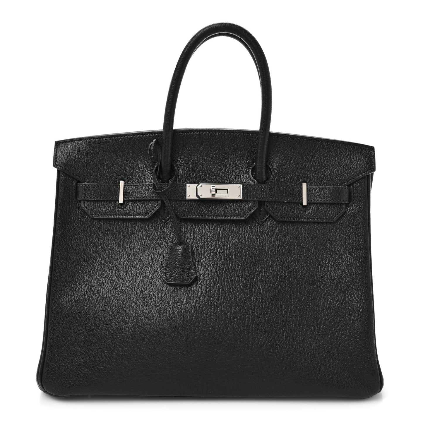 Chevre De Coromandel Birkin 35 Black