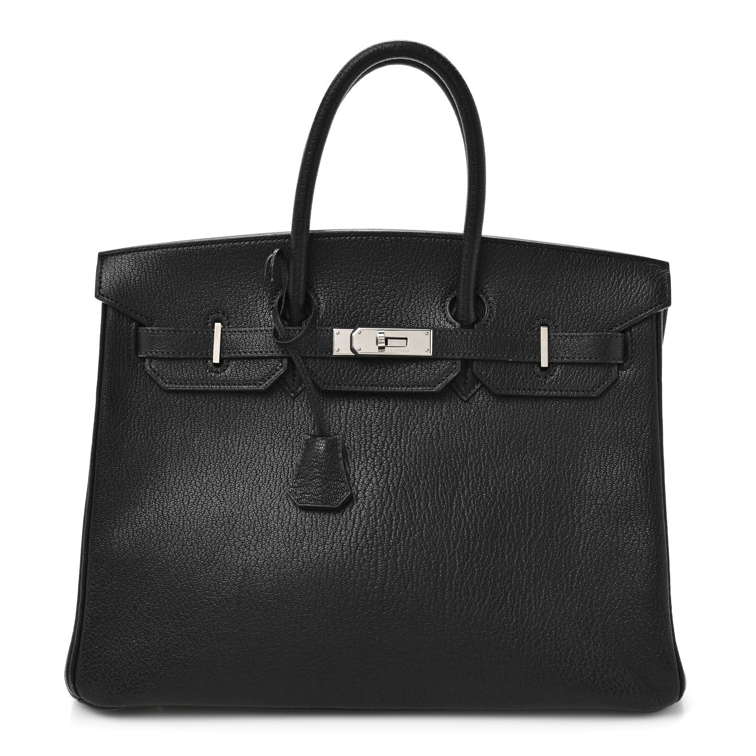 Hermes Chevre De Coromandel Birkin 35 Black 1 of 17
