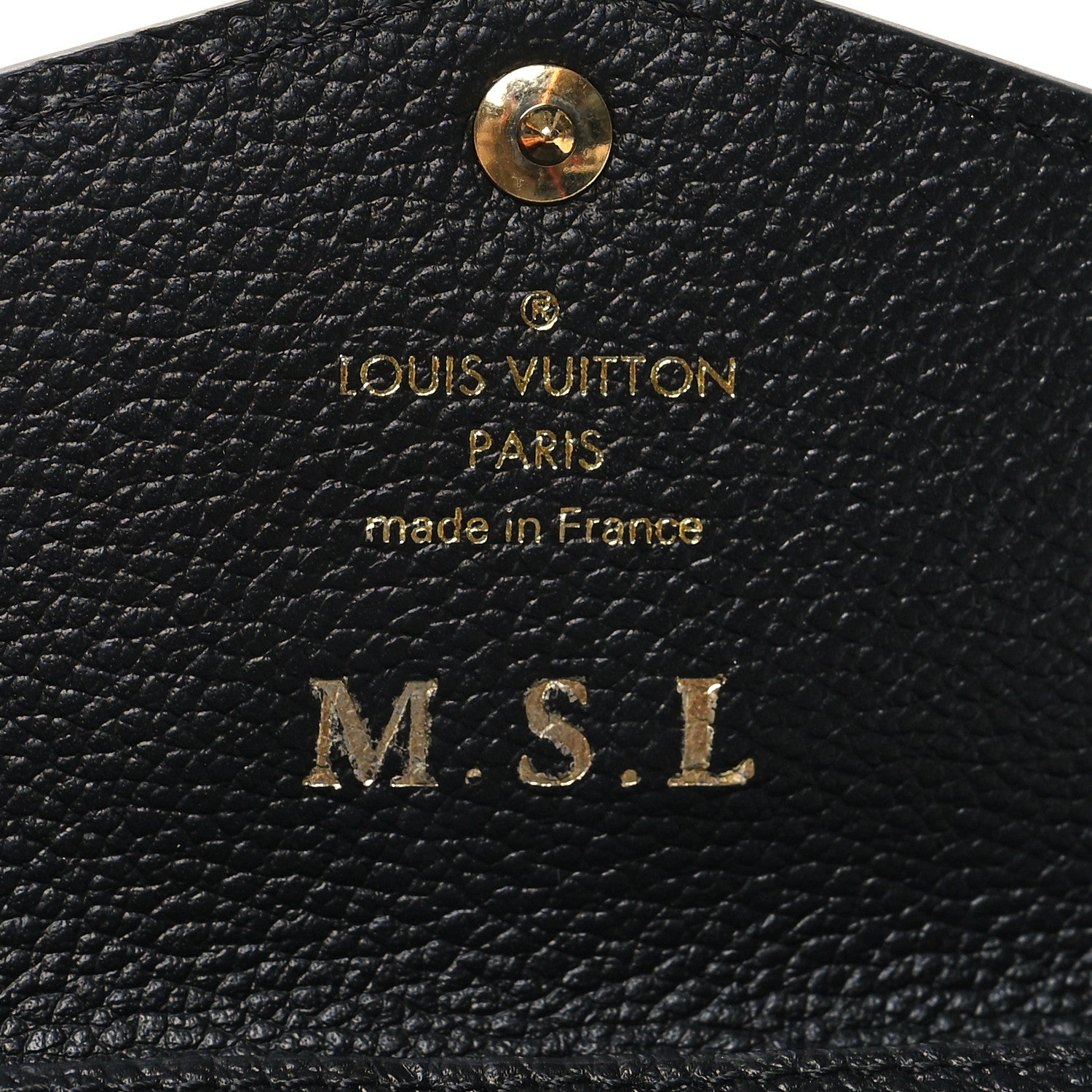 Louis Vuitton Empreinte Key Pouch Black 5 of 7