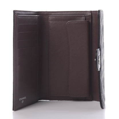 Chanel Caviar Quilted Large Flap Wallet Black 5 of 10