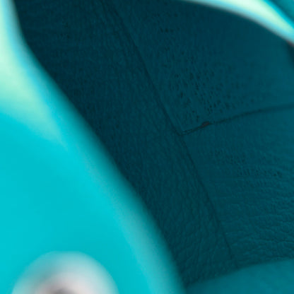 Hermes Chevre Mysore Bastia Coin Purse Turquoise 8 of 12