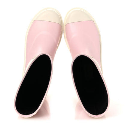 Chanel Caoutchouk CC High Boots 37 Rose 2 of 11