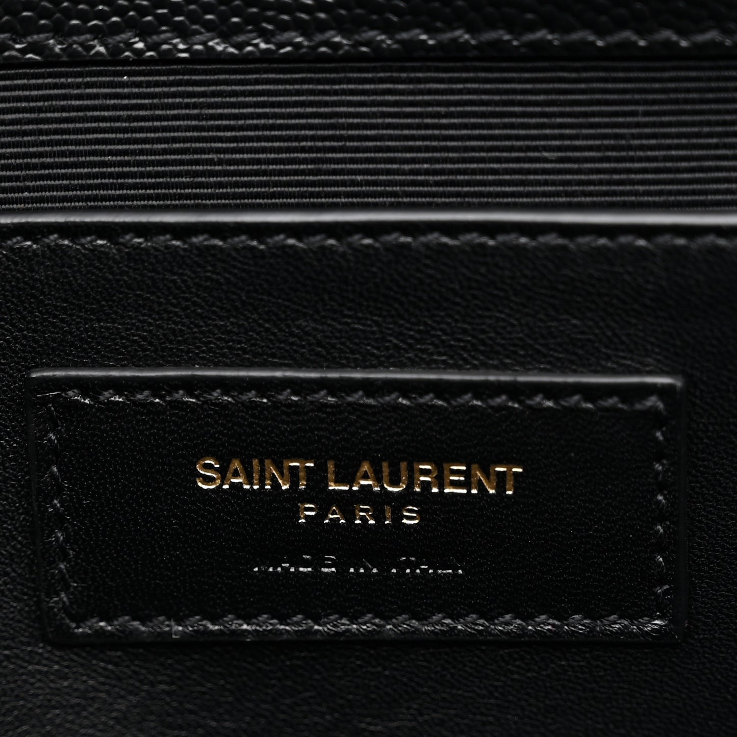 Grain De Poudre Classic Monogram Kate Clutch Black