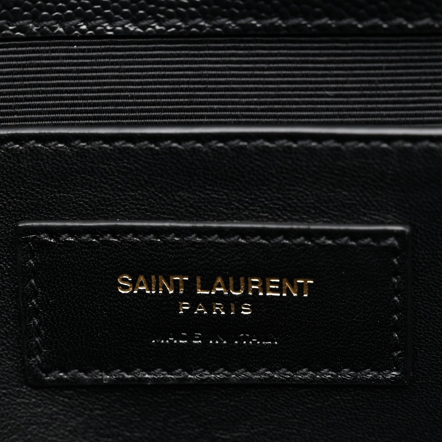 Saint Laurent Grain De Poudre Classic Monogram Kate Clutch Black 6 of 7